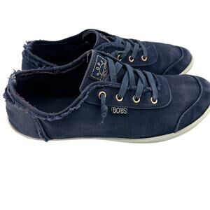 Skechers Bobs Blue Pull On Sneakers Size 10M